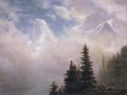 High in the Mountains Bierstadt